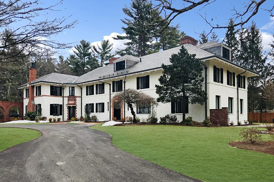 Photo: la maison de Aly Raisman en Needham, Massachusetts.
