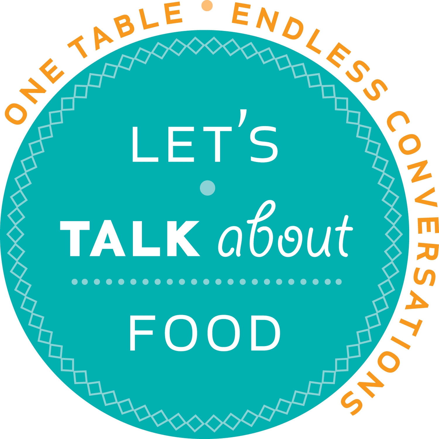 Let them speak. Let's talk about food. Lets talk food. Talk about food. Логотип фестиваля еды.