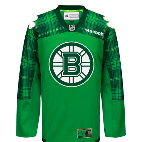 Bruins St. Patrick's Day Practice Jersey On Sale at Pro Shop (Photo) 