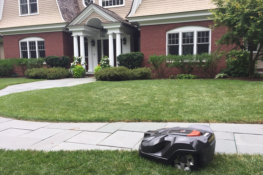This Walpole Landscaping Company Uses Robots to Mow