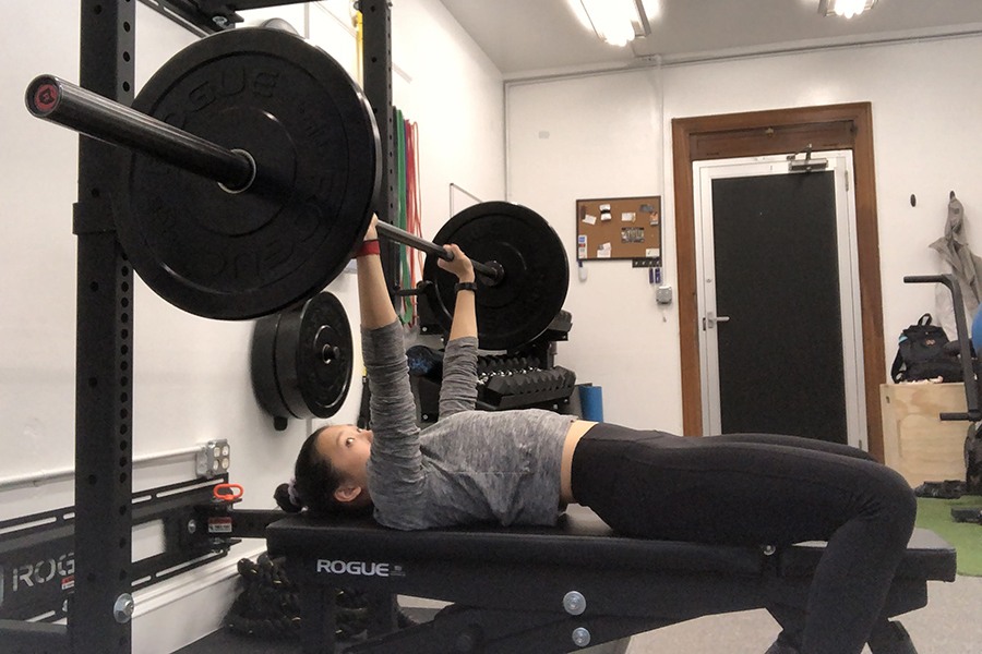 Bench press barbell weight outlet