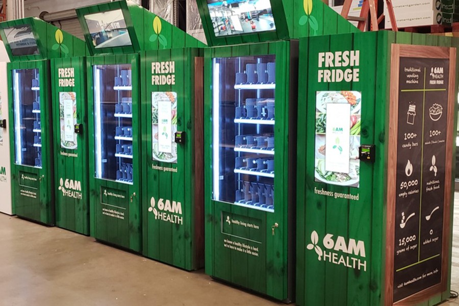 Healthy shop vending machines