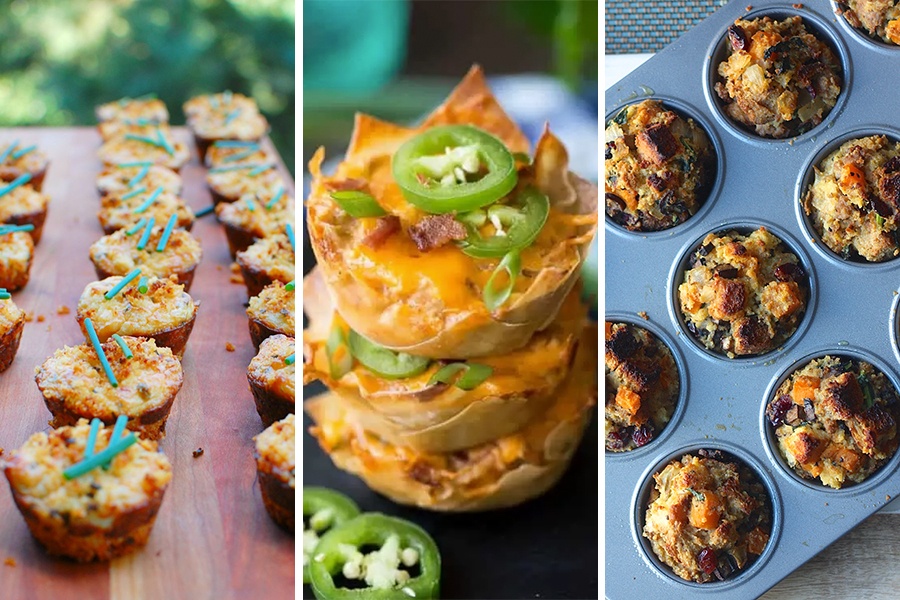 Three Healthy Breakfasts In A Muffin Tin 