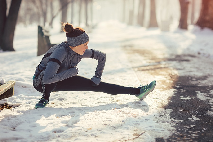 warm running socks