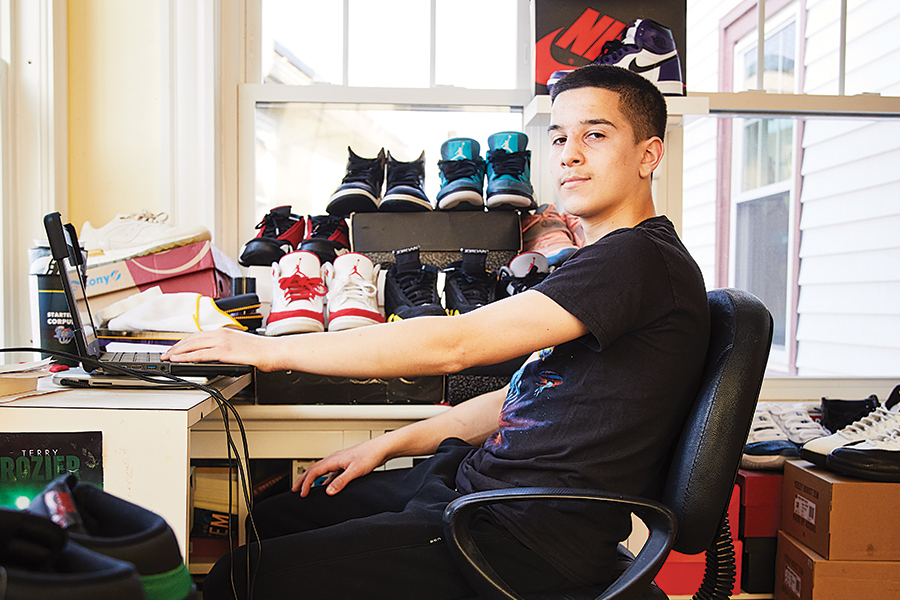 On Newbury Street, a sneakerhead expands his empire - The Boston Globe