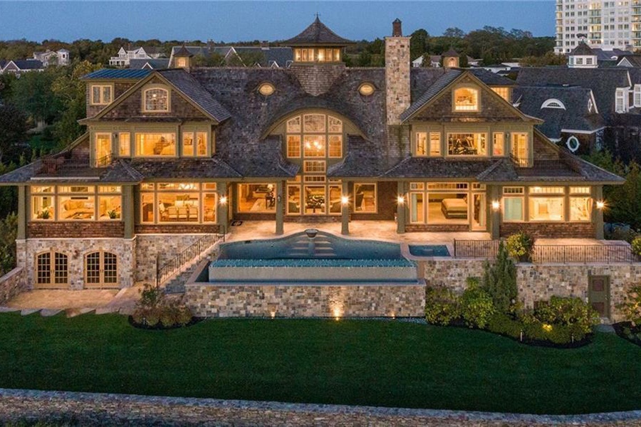 On the Market: A Waterfront Rhode Island Estate with Its Own Elevator
