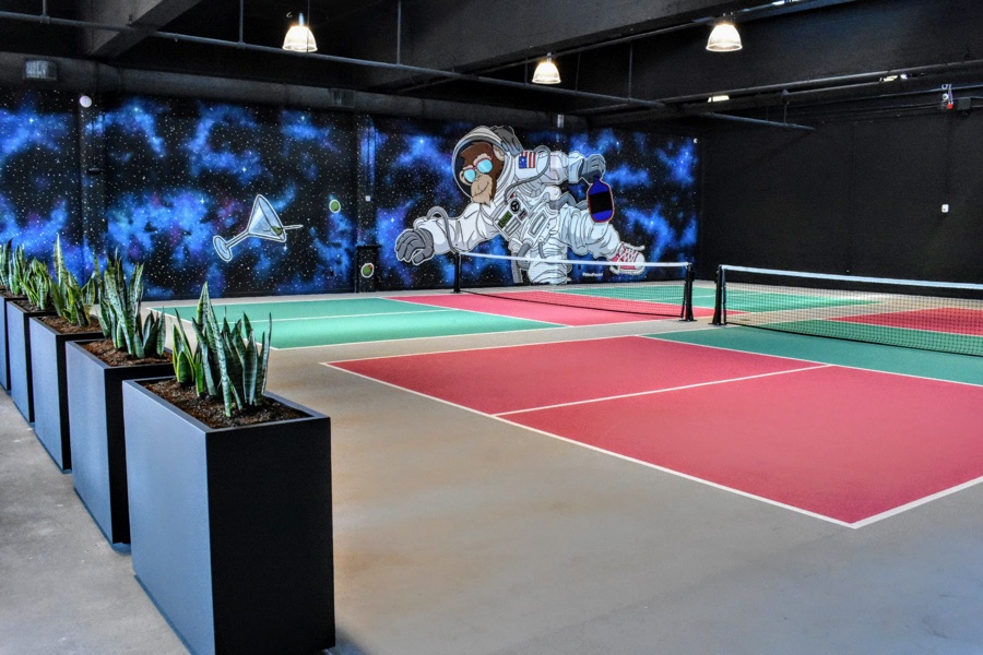 Indoor Pickleball court design